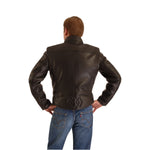 Blouson Cruiser Biker Cowhide Leather Jacket Vespa 164