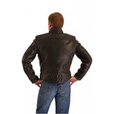 Blouson Cruiser Biker Cowhide Leather Jacket Vespa 164