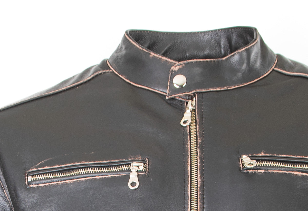 Men's Hybrid denim and leather jacket | Black | Diesel