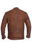 BLOUSON SHEEP NAPPA LEATHER JAKETS SNUFF CALTEL 1167