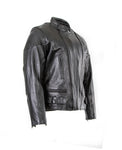 Motorcycle Biker Cowhide Leather Protective Features  Lemo 110