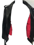 Cow Hide Side Lace Biker Leather Jacket Eagle Embossed Bronx 118-E