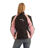 Waterproof Textile Jane  Jacket Black Pink 145F
