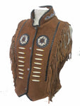 Western Fringe Vest Squaw 146