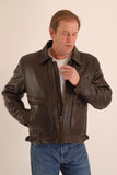 Classic  Flying Pilot Brown Leather Aviator Jacket 159