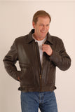 Classic  Flying Pilot Brown Leather Aviator Jacket 159