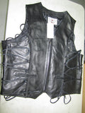 LEATHER WASTCOAT 219-(257) MEN