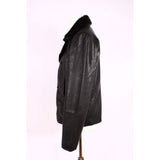 Krugar Pea Leather Coat 3004