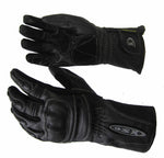 SONIC( LADIES) LEATHER GLOVE-PINK & BLACK 925