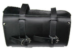Motorcycle Cow Hide Leather Luggage Tool Rool KIt Rench AC11