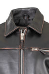 Classic Blouson Punk Rock Street Fashion Leather Punk Antique Jacket 117A