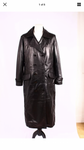 FULL LENGTH LEATHER LONG COAT IN SHEEP NAPPA 3001