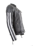 Fashion Biker Leather Jacket Sports Racing in sheep leather Casey 1120