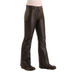 Boot-cut trousers front view